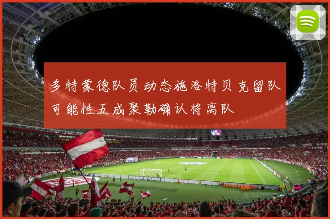 多特蒙德队员动态施洛特贝克留队可能性五成聚勒确认将离队